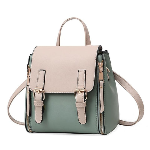 MULTICOLOR OXFORD LEATHER BACKPACK