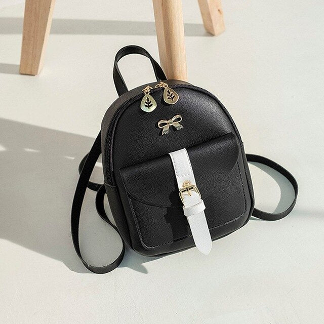 MINI BOW DETAILED BACKPACK