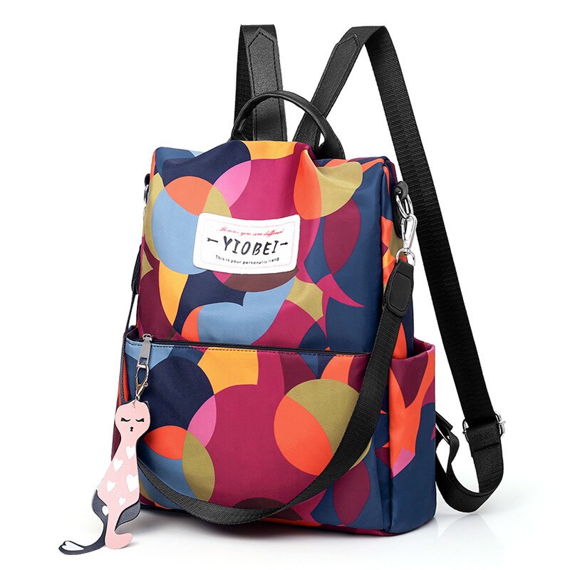 COLORFUL WATERPROOF OXFORD STLYE BACKPACK