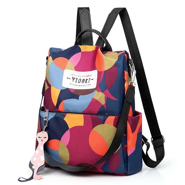 COLORFUL WATERPROOF OXFORD STLYE BACKPACK