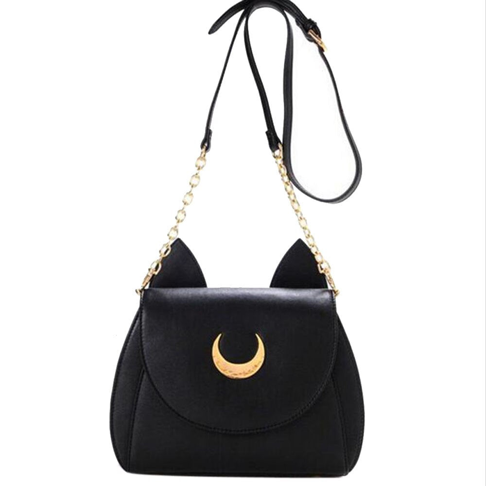 CAT EARS DETAILED SHOULDER BAG