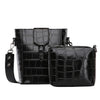 2PCS RETRO STONE PATTERNED MESSENGER BAG SET