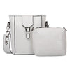 2PCS RETRO STONE PATTERNED MESSENGER BAG SET