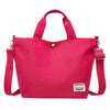 POWDER PINK NYLON BIG SHOULDER BAG