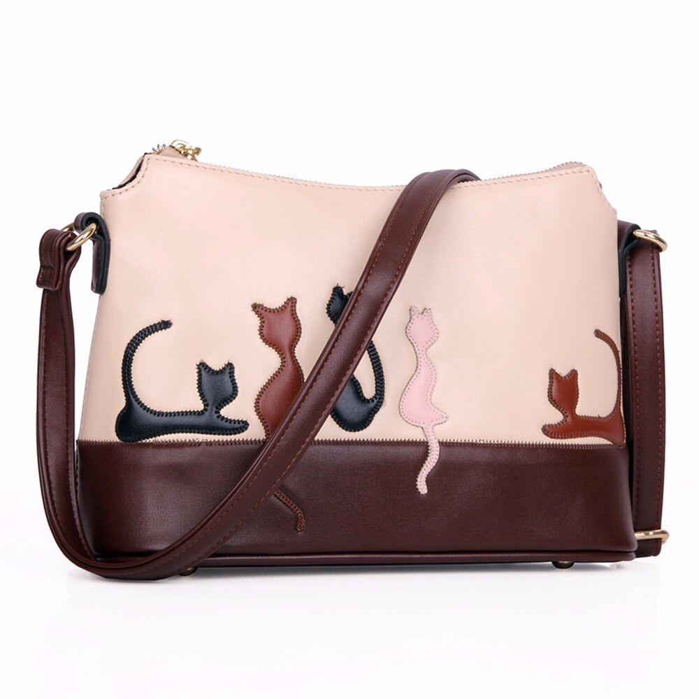 DUTE CATS DETAILED MESSENGER BAG