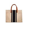 BIG ZICE GRREN LINE DETAILED CANVAS BAG