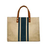 BIG ZICE GRREN LINE DETAILED CANVAS BAG