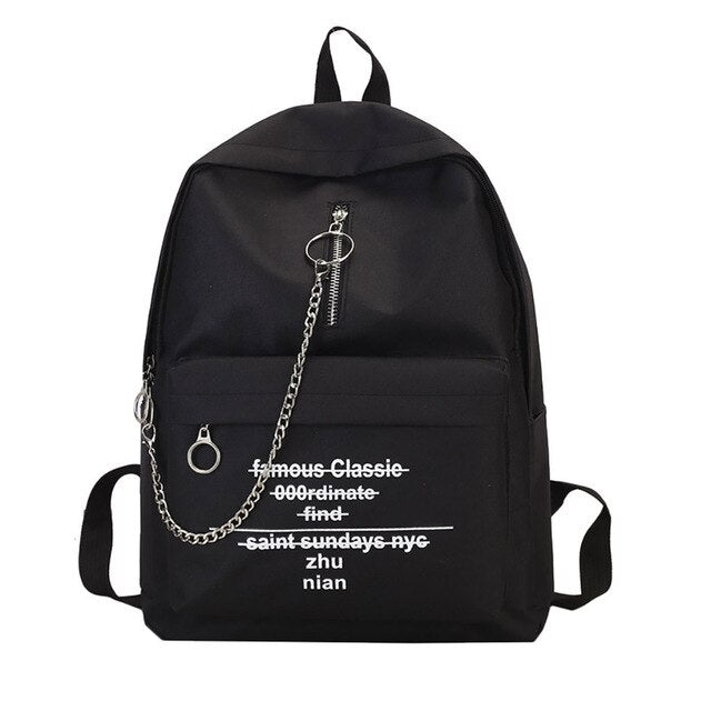 BLACK BASIC SCHOOL BACKPACK