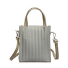 WAVE STRIPED HANDBAG