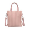 WAVE STRIPED HANDBAG