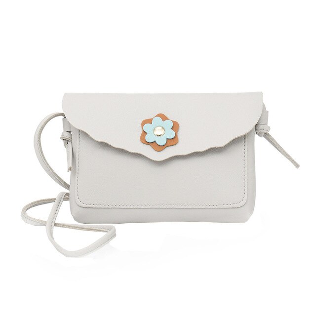 FLOWER DECOR DETAILED CROSSBODY BAG