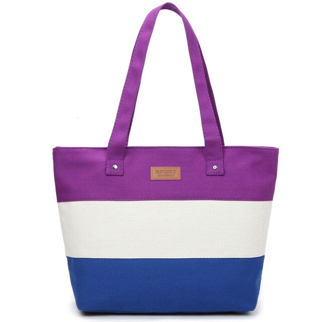 THREE COLOR TOTE BAG