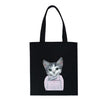 CAT PRINTED CANVAS BAG