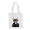 CAT PRINTED CANVAS BAG