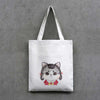 CAT PRINTED CANVAS BAG