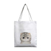 CAT PRINTED CANVAS BAG