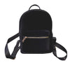 VELVET GREY FIDE POCKET DETAILED BACKPACK