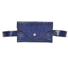 CORCODILE PATTERNED LEATHER WAIST BAG