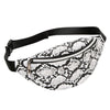 SERPENTINE BLACK AND WHITE WAIST BAG