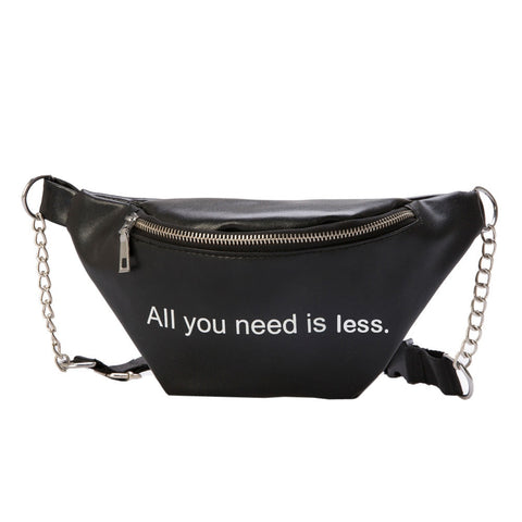 WHITE HIGH QUALITY WAIST BAG