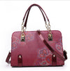 LILAC FLORAL PRINTED HANDBAG