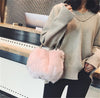 PINK FLUFFY SHOULDER BAG