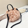 PINK FLUFFY SHOULDER BAG