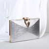 SILVER EVENING PURSE