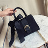 TURQUISE BOW DETAILED MINI HANDBAG