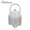 DIAMON TASSEL DETAILED NIGHT BAG