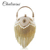 DIAMON TASSEL DETAILED NIGHT BAG