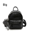 STONE SOLID PU LEATHER SMALL BACKPACK