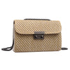 STRAW WEAVING WOVEN SHOULDER BAG